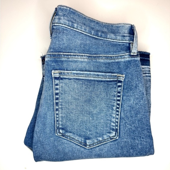 Loft Women’s The Kick Crop Classic Blue Denim Jeans Size- 27/4 - Picture 8 of 8